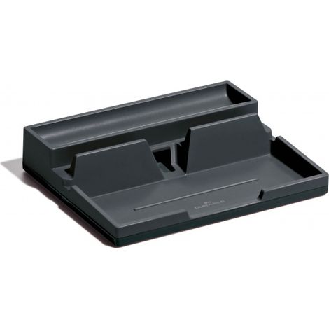Varicolor organizador para cajón de escritorio Plástico, Caucho Carbón vegetal
