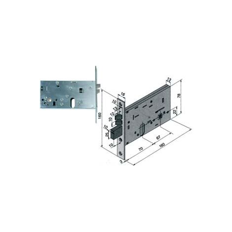 ELETTROSERRATURA DA INFILARE PER FASCE MM.78 H 306- - mm.60 (30660010) - 1 pezzi WELKA