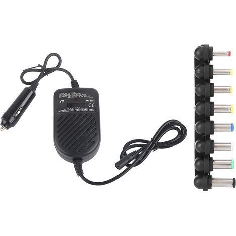 Chargeur de voiture 80W DC Adaptateur d'alimentation 1524V pour ordinateur portable.