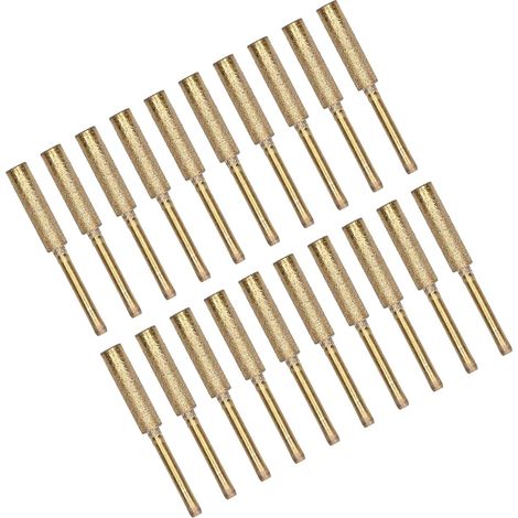 Affûteur de Tronçonneuse, Ensemble Têtes Meulage Efficaces pour Le Traitement des Moules et la Réparation du Soudage, Kit D'outils D'affûtage Fraises 20 Pièces Roue 7/32 - (1/5)