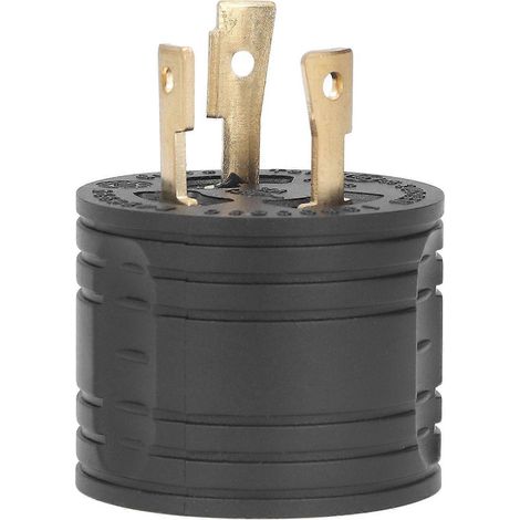 TT-zu-RV-Stecker-Industriegenerator-Adapterstecker, Messingkontakte, US-Standard, 125 V, 30 A