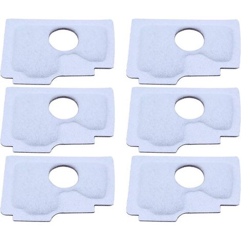Accessoires pour tondeuses à gazon et tronçonneuses, lot de 6 filtres à air, compatibles avec les modèles MS180, MS180C et MS 180.