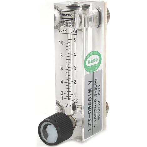 Capteur de débit RS PRO pour Air, 0,5 l/min à 5 l/min Gaine ( Prix pour 1 )