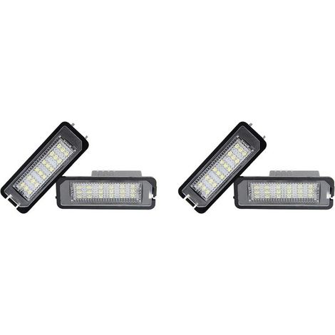 Vier LED-Kennzeichenleuchten, passend für die Modelle 4, 6 und 9N.