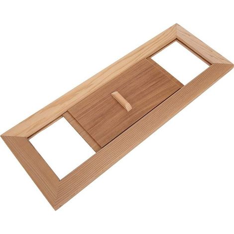 Sauna Pièce Hammam Pièce D'équipement De Ventilation d'air Panneau Grille De Ventilation Accessoire De Sauna Cèdre (1/5)