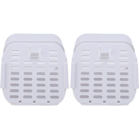 Accessoire d'extension de descente de gouttière de type A 2 x 3 pouces avec filtre de sortie et pare-feuilles pour résidences blanches (1/5)