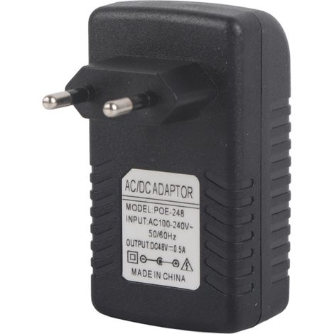 48V 0,5A PoE-Wandeinspritzgerät für IP-Telefon/Kamera, Netzanschluss mit EU-Stecker (1/5)
