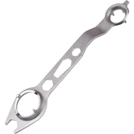 Angle Grinder Wrench, Double-Head Adjustable Spanner, Four-Claw Repair Tool, Mill Attachments, Ideal for Tightening, Removing Screws, Precision Maintenance Implement (1/5)