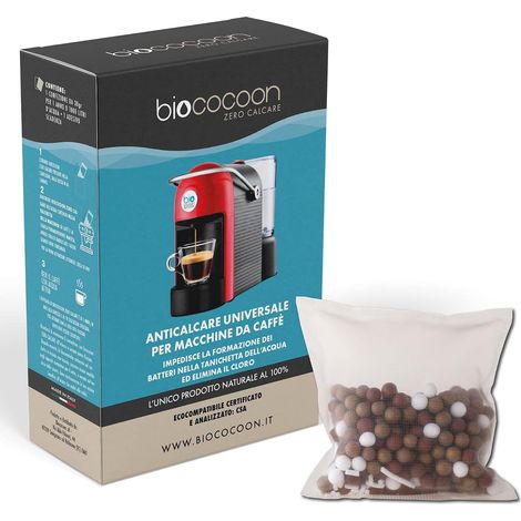 Détartrant naturel pour machines à café - Universel - Empêche la formation de bactéries dans le bidon et élimine le chlore - Sachet de 30 g - Durée 1 an (1/5)