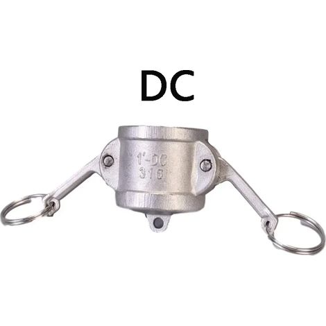 (Type DC-304 Inox) Adaptateur de raccord rapide à came BSP mâle/femelle 1" 2"-4" pour pompe à tuyau et brassage amateur (1/5)