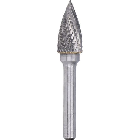 Fraise Lime Rotative Matrice De Meulage Foret Meuleuse 2 Couper La Forme D'arc Pointu Die Outil Rotatif Accessoires 6mm Tige YG8 Carbure GX1225 (1/5)