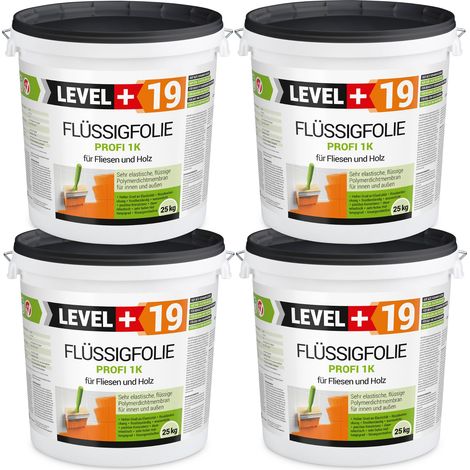 LEVEL+ Flüssigfolie Dichtfolie Abdichtung Holz L+19 - 100KG