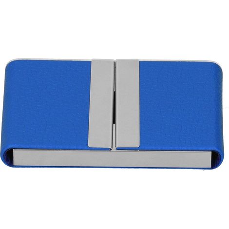 Porte-cartes de visite ultra-mince et léger (bleu) (1/4)