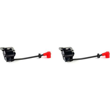 Dos sistemas de bobinas de encendido con tapa roja y cables de interruptor para motores CY ROVAN, aptos para piezas HPI Rovan BAJA 5B 5T 5SC a escala 1/5.
