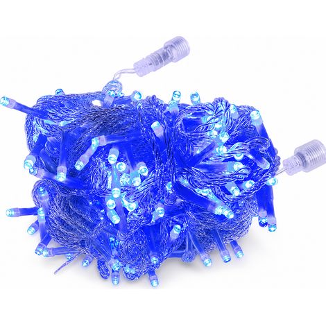 Guirlande Lumineuse LED Bleue 24 V, 300 LED, Étanche et Connectable pour Décoration (1/5)