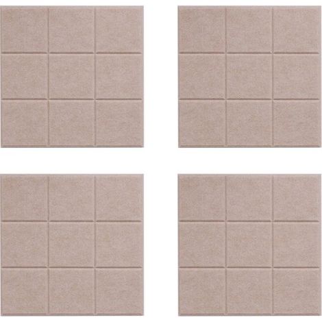 Pannelli in feltro, 4 pezzi, 30 x 30 x 0,9 cm, decorazione murale quadrata in feltro, pannello in feltro per la camera da letto, bacheca fai da te, parete fotografica per ragazzi e ragazze, feltro (1/5)