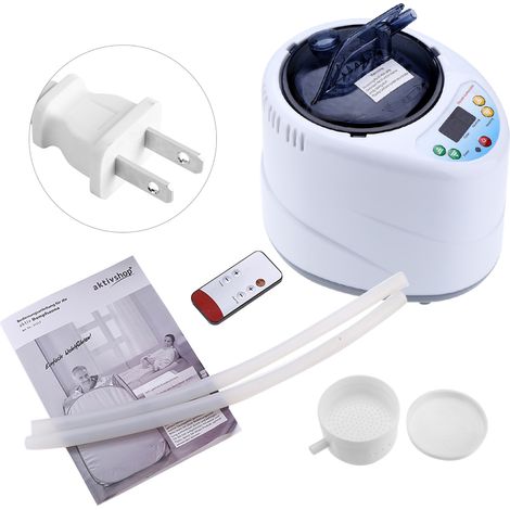 Générateur de vapeur 2L pour fumigation à domicile, machine à sauna spa tente, thérapie corporelle, prise US 110V (1/5)