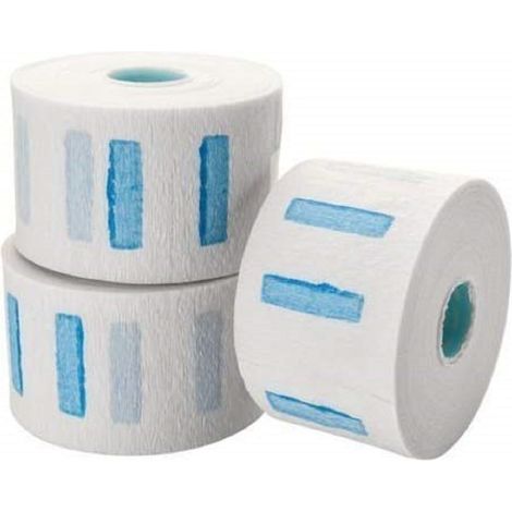 TrAdE Shop Traesio - Set 5pz Rotoli Elastico Cartacollo 100 Strappi Waterproof Usa Getta Rasatura Barbiere -