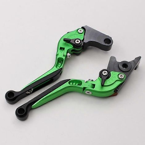 Compatible avec les motos Lifan KPS200 et KPR150 : tige de commande de klaxon de frein modifiée et poignée d'embrayage Biaoying 150 (verte 3). (1/5)
