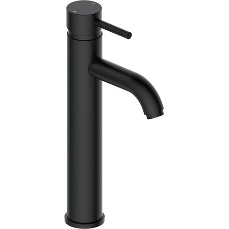 Signature Sail Mono Tall Basin Mixer Tap Single Handle - Matt Black (1/2)