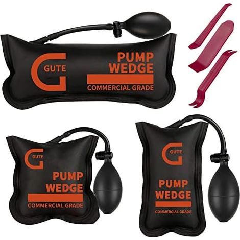 Car Air Pump Bag, Air Alignment Tool, Auto Repair Installation, Padded Inflatable Chock, Powerful Hand Tools, Precise Alignment - 3 Pack