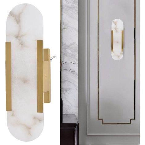 Applique Murale Contemporaine en Marbre pour Salon Salle de Bain Couloir 100V‑240V (1/5)