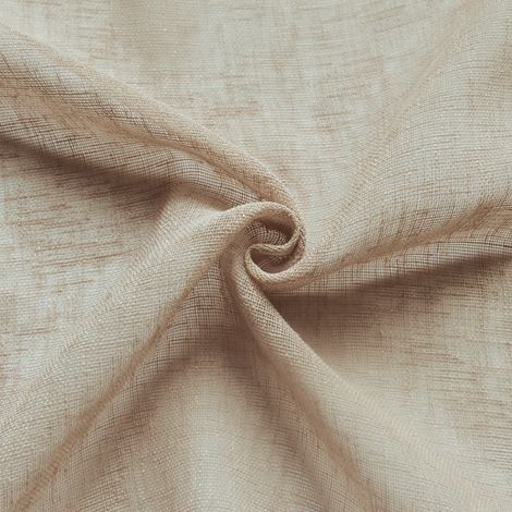 Tissu voile en étamine uni avec bas plombé Lin 300 cm