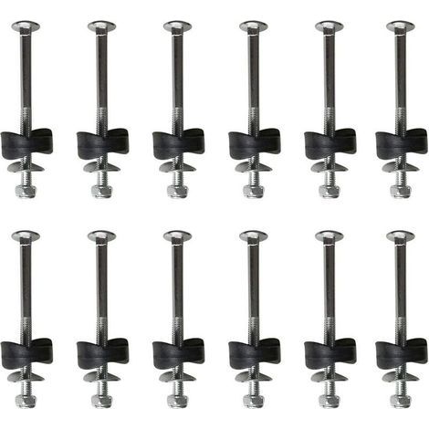 Lot de 12 entretoises de trampoline avec vis pour fixer le trampoline - Accessoires de rechange pour trampoline-- (1/5)