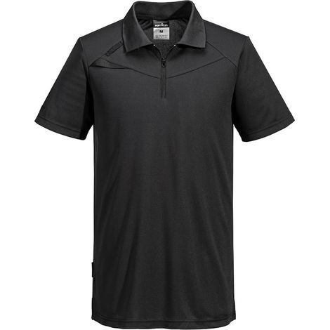 Polo Dx4 - Taglia Xxl - Tutto Nero - Portwest