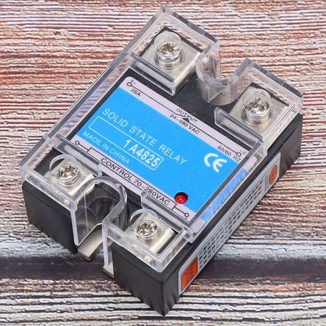 Einphasiges Halbleiterrelais 70-280VAC Eingang 24-480VAC AC Last SSR elektrische Ausrüstung für CNC-Maschinen (BERM-1 A4825 25A) (1/5)