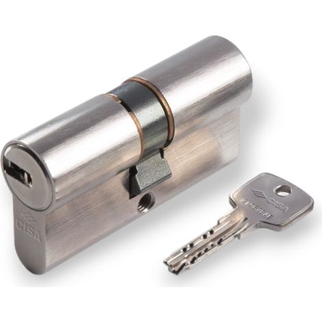 Cilindro di sicurezza anti trapano per porte blindate Astral A310 CISA - 55 mm centrale