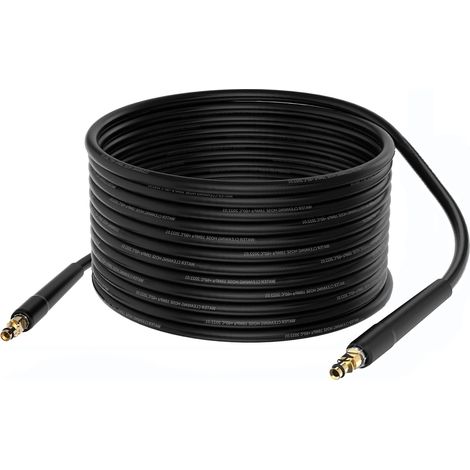 Tuyau Compatible avec Kärcher K2 K3 K4 K5 K7 pour Nettoyeur Haute Pression Accessoire Quick Connect Poignée Pistolet 10m (1/5)