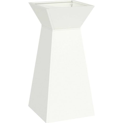 Maison Exclusive - Säulen Pflanzer Weiß 35 x 35 x 73 cm