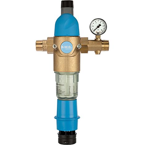 Riegler Rückspülfilter mit Druckregler, DVGW-geprüft, R 3/4 (1/3)
