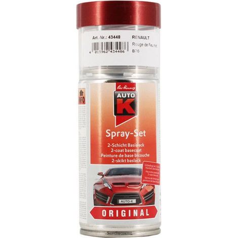 B76 ROUGE DE FEU MET (Bombe Peinture 150 ml). P...