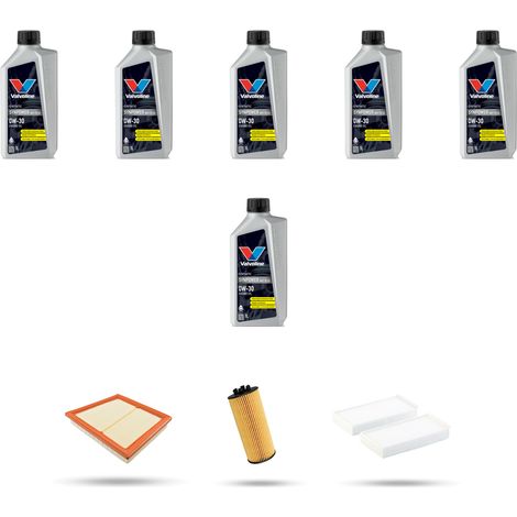Kit tagliando 3 FILTRI e 6L OLIO compatibile con Bmw x1 (F48) 25i 170kw dal 2015 (1/5)