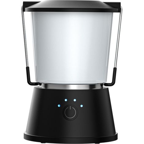 Lanterne De Camping Led - 360° - Rechargeable Usb-c - 5 Modes D'éclairage - Gradation Continue - Crochet Intégré - 8 H Autonomie - Pour Tente Et Secours