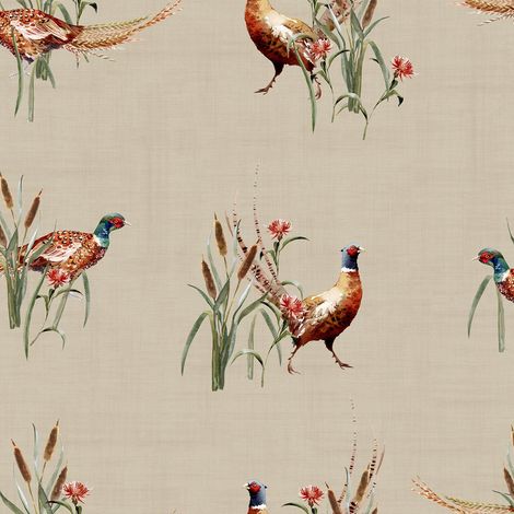 Arthouse Pheasant Meadow Wallpaper Birds Leaves Classic Stylish Feature Wall (1/4)