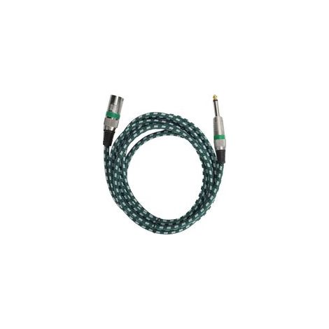 Câble JORINDO XLR vers jack 6,35 mm mâle symétrique pour microphone (JD6008)