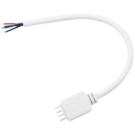 Connecteur mâle pour contrôleur de bande LED RGB 24 V (1/2)