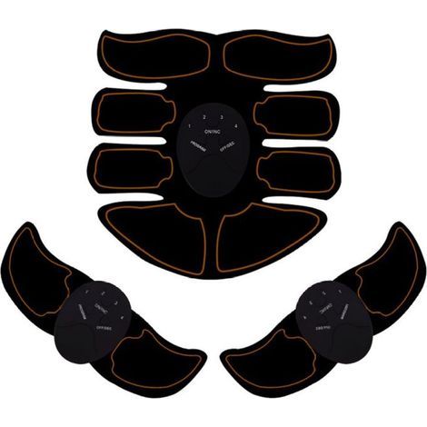 Appareil d'Électrostimulation 4 en 1 pour Abdominaux – Câble Électrode à Broches 2,5 mm, Angle Droit, Renforcement Musculaire et Fitness à Domicile (1/5)