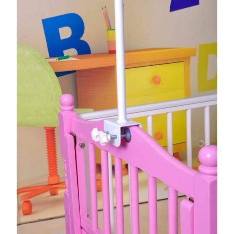 Moustiquaire Bébé - Auvent Princesse En Polyester Pour Lit Bébé - Confortable Et Respirant - Intérieur Extérieur - 1 Pièce (1/5)