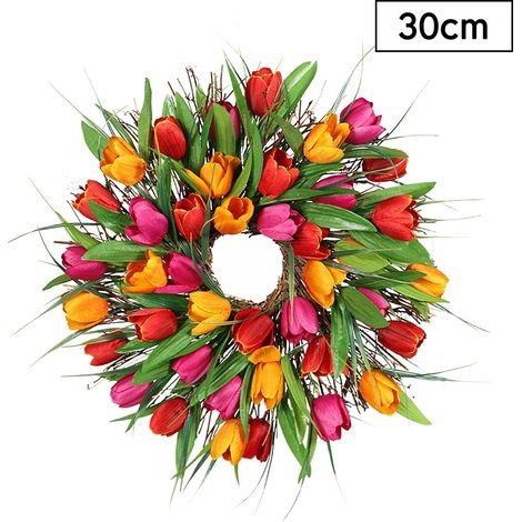 Guirlande Murale Feuillage Long - 30 cm - Décoration Porte Mur Fenêtre - Intérieur Extérieur - 1 Pièce (1/2)
