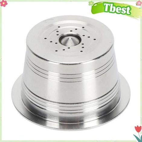 Capsules de café réutilisables en acier inoxydable, avec brosse à cuillère, pour cafetières K Fee, antirouille 304, facile à (1/4)