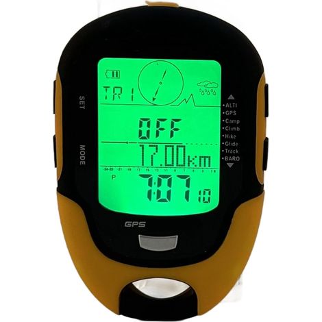 Altimètre GPS Multifonctionnel FR510 Altimètre de Navigation GPS Extérieur Compas Instrument de Mesure de l'Humidité de la Température (1/5)