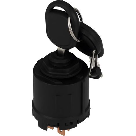 Cilindro de cerradura de encendido de arranque de 5 pines ECSiNG para cortacésped 6150051, compatible con scooters WOLF-Garten SV4 OHV3 (1/5)