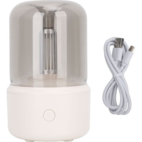 120-ml-Diffusor für ätherische Öle mit USB-LED-Licht – Aromatherapie-Luftbefeuchter für Schlafzimmer, Büro, Wohnzimmer (Beige) (1/5)