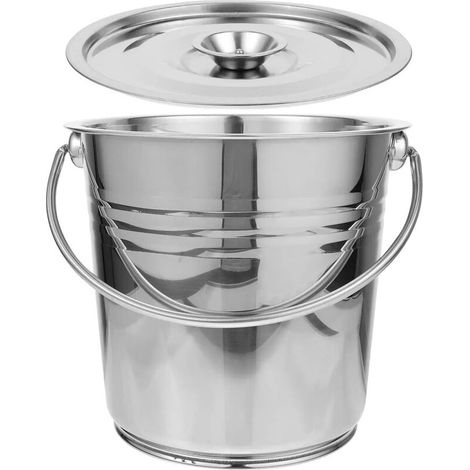 Cheminée, incinérateur de jardin en métal, bidon de rangement pour charbon de bois, seau à huile, barbecue, four, réchauds de cuisine portables (1/4)