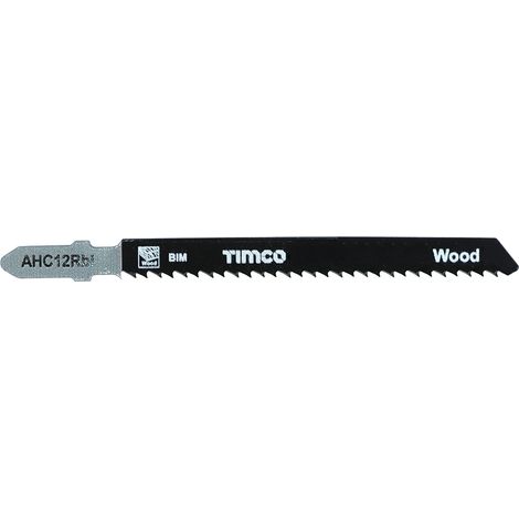 TIMCO Jigsaw Blades Wood Cutting Bi-Metal Blades - T101BRF