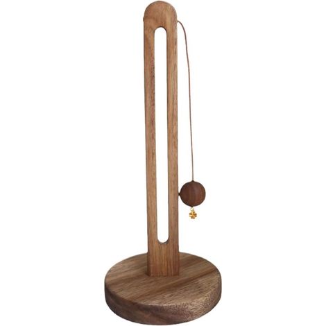 Porta asciugamani di carta, supporto per tovaglioli, dispenser verticale in legno per asciugamani da cucina, organizer multiuso per il bagno con adesivo (1/5)